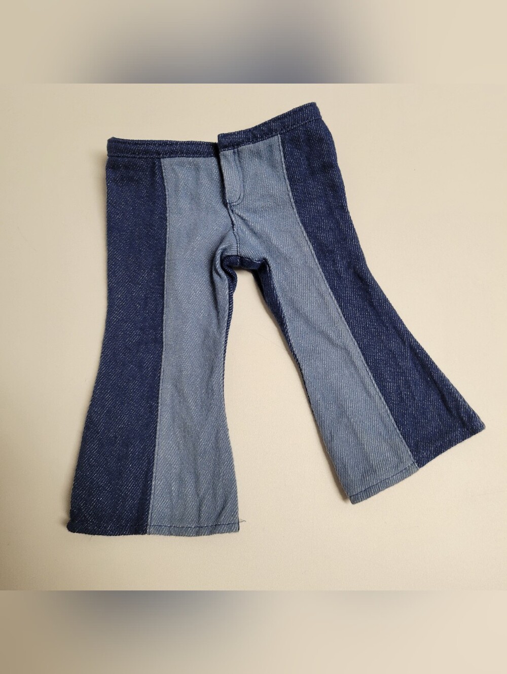 American Girl Doll Julie Albright Two-Tone Bell Bottom jeans - Pants Only - Picture 1 of 5